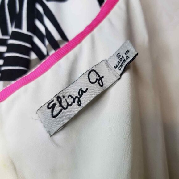 Eliza J Geometric Print 3/4 Sleeve Shift Dress Size 8 Multicolor - Picture 5 of 14